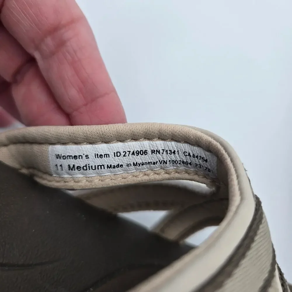 L.L.Bean Boothbay Slide Sandals – Women’s 11 Dark Cement (Like New)